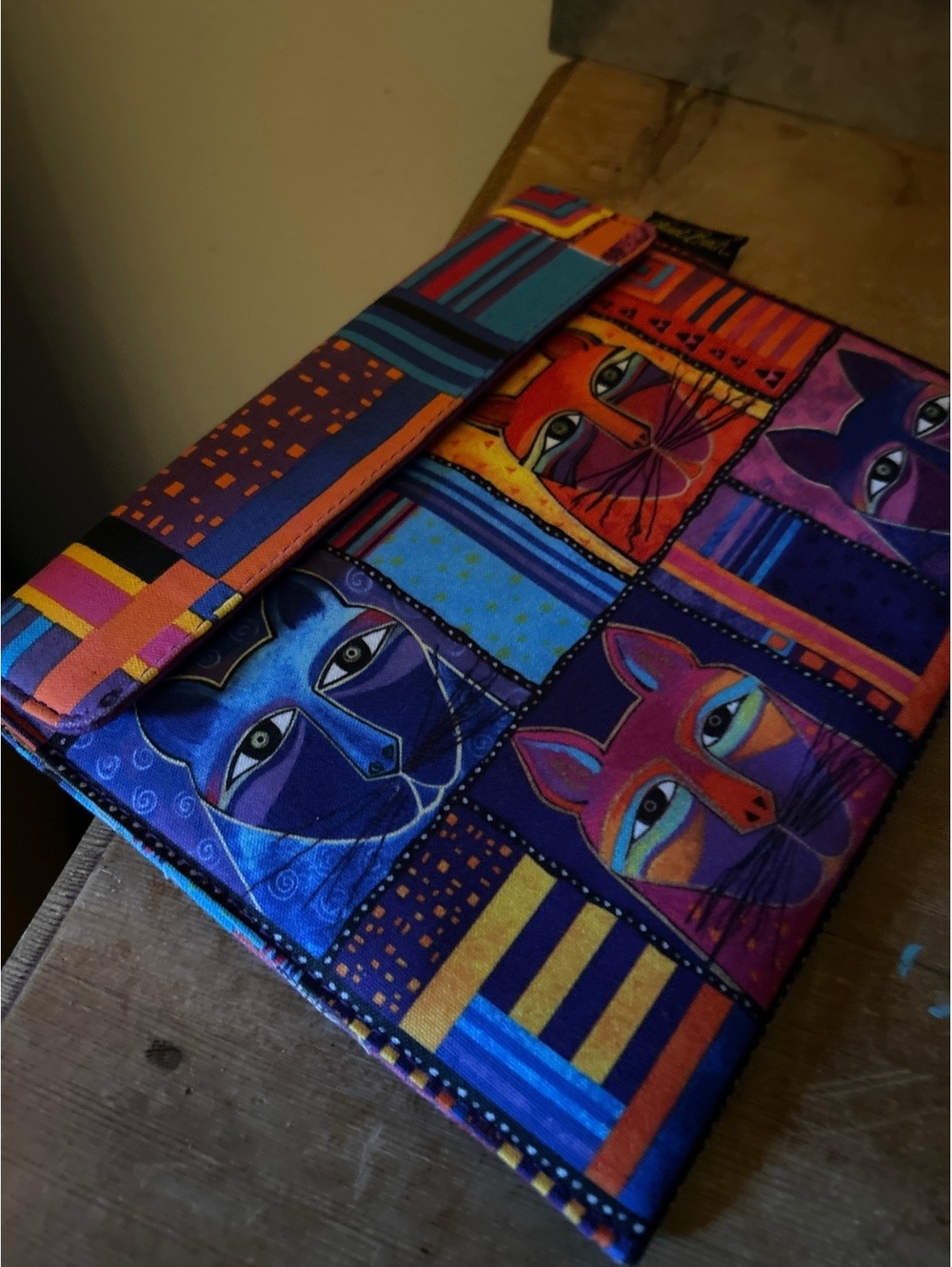 Emilio Pucci Colorful Cat  clutch
